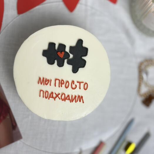 Бенто торт пазл ( 14 февраля, день Влюбленных)