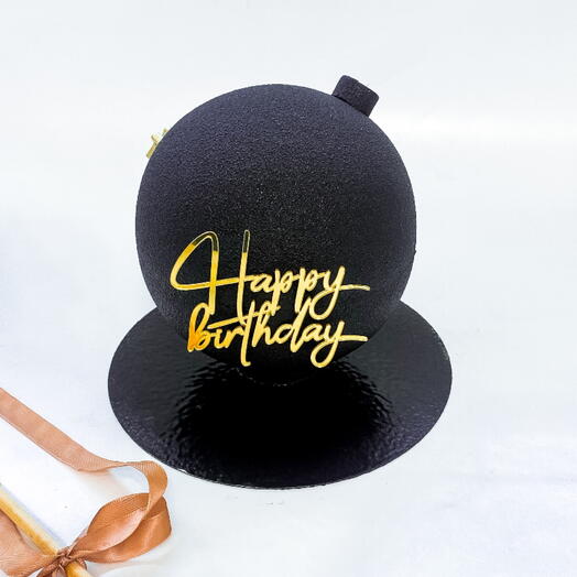 ПП торт-бомба пиньята Happy birthday без сахара, без глютена