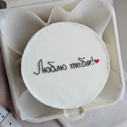 Бенто торт "люблю тебя"