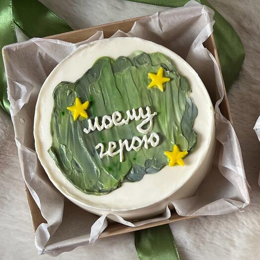 Бенто-торт на 23 февраля, моему герою