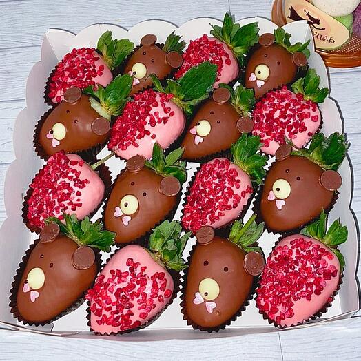 Клубника в шоколаде Bear Choco