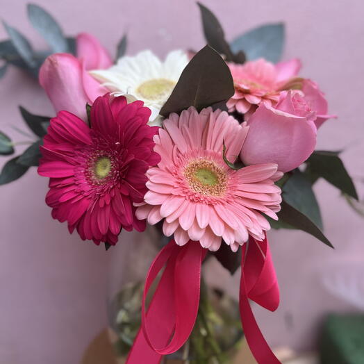 Pink vase