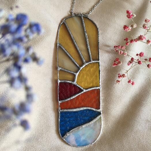 Витражная подвеска