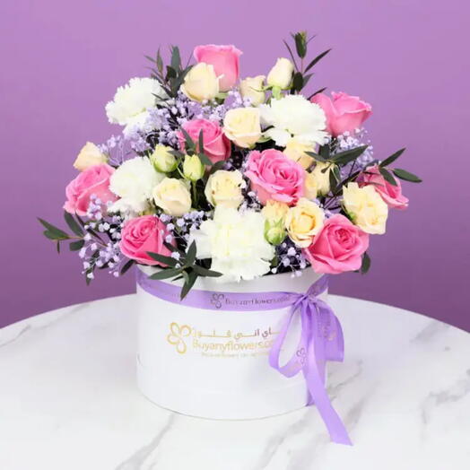 Care Pastel Flower Box