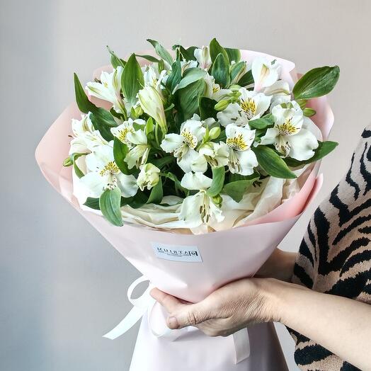 Bouquet of compliments from alstroemeria