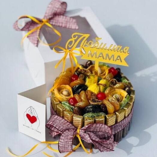 Dulce regalo para la querida mamá Bento pastel de frutas secas Pascua