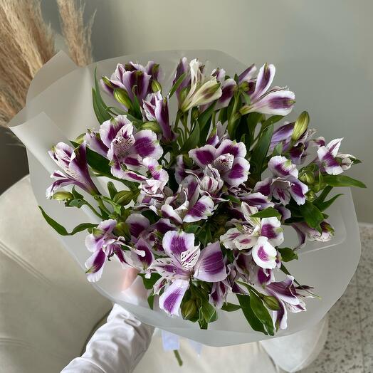 7 альстромерий Армения💜🤍💜