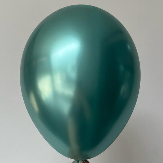 Шар с гелием Бирюзовый Хром