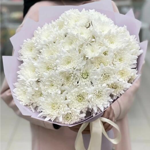 Букет из 11 хризантем