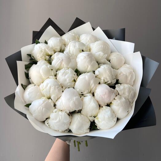 25 белых пионов (0006) peony