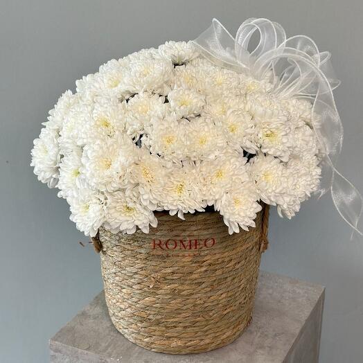 Ротанг с воздушной хризантемой