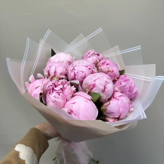Пиономания!!!🌸🌱Авторский букет из пионов