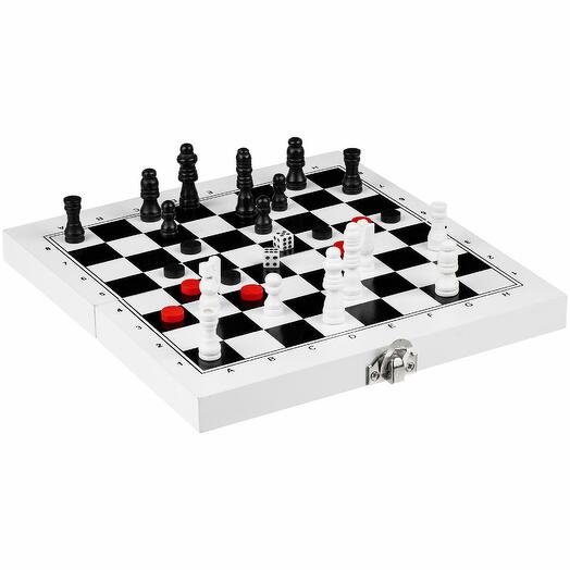 Набор игр Tickler 3 в 1 нарды, шашки, шахматы