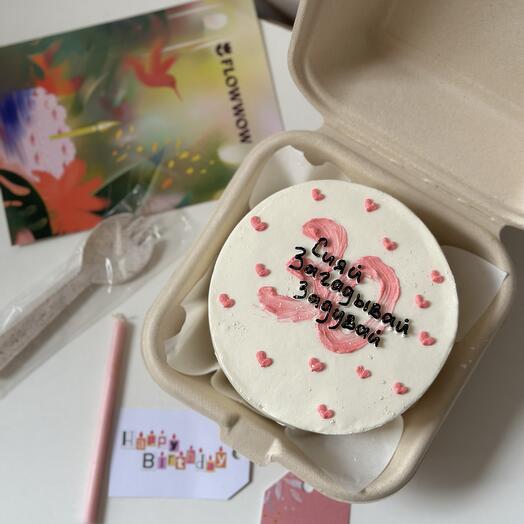 Бенто торт в подарок на день рождения для подруги | маме «сияй загадывай задувай»