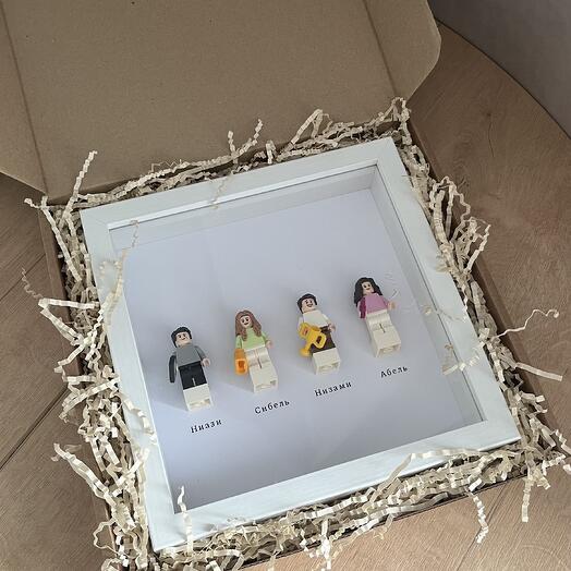 Рамка кастом с фигурками