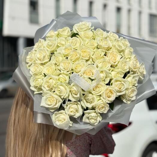 51 белая роза