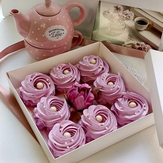 Зефир чернично-яблочный