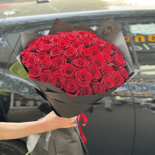 51 red roses ️️ 🌸