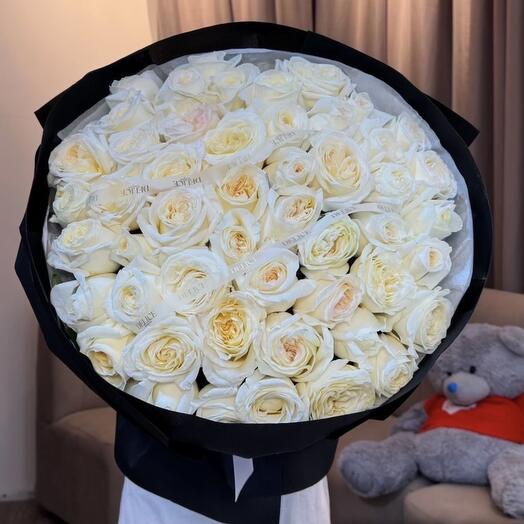 Премиальные пионовидные розы Candlelight