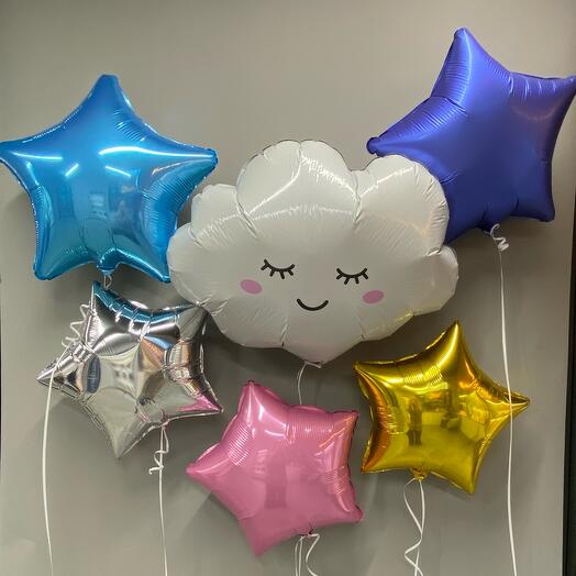 Набор Шаров звезды и облачко