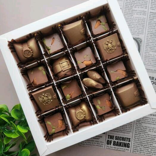 Набор премиальный молочный шоколад Barry Callebaut — ручная работа