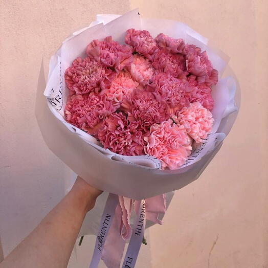 Buket od roze karanfila (15)