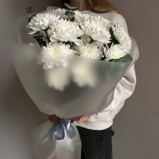 Букет из хризантем «Признание»