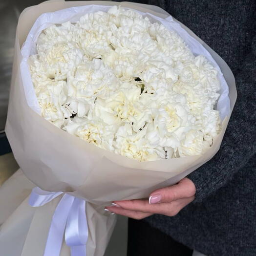 Белоснежные ароматные диантусы