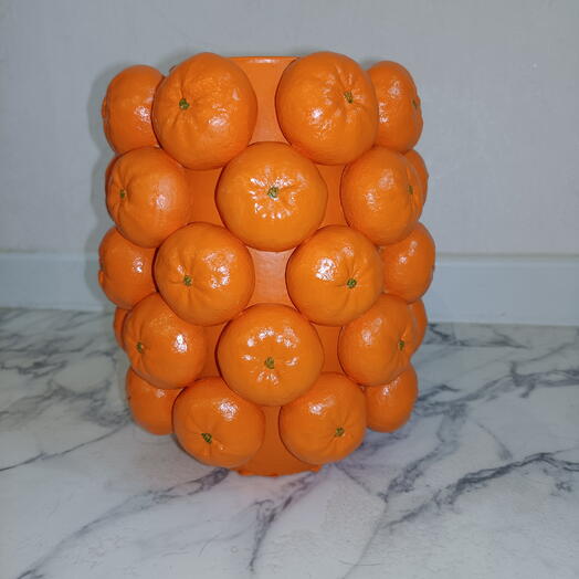 Ваза с мандаринами 26 см