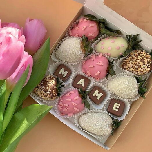 Клубника в шоколаде «Маме♥️»