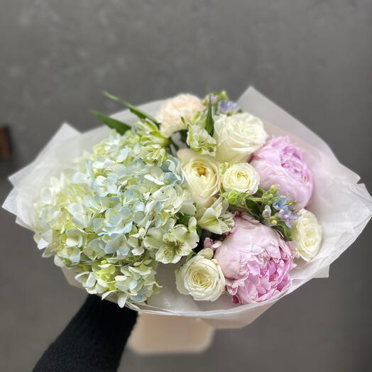 Букет Для Любимой с Нежными Пионами💗