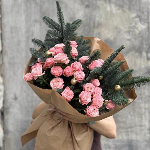 Букет зимний с нобилисом