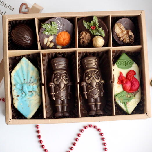 Набор шоколадных конфет  на Новый год