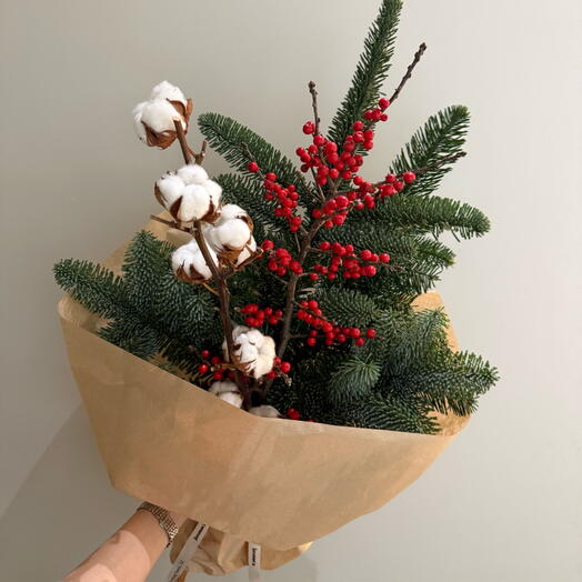 Holiday bouquet Cotton Ileks