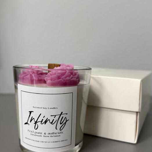 Ароматическая свеча «Пион и замша» / Peony and Blush Suede