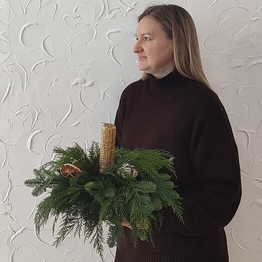 Настольная, новогодняя композиция 2