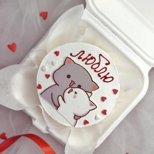 Бенто-торт Котики