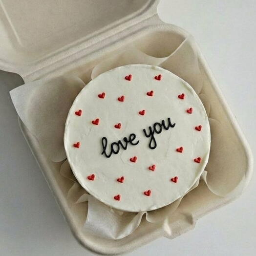 Бенто торт 8 марта love you люблю тебя жене мужу парню любимой