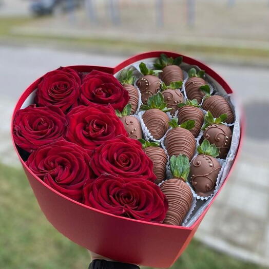 Красное сердце
