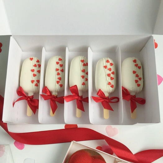 Эскимо картошка с сердечками на 14 февраля/День Влюблённых/8 марта/Девушке