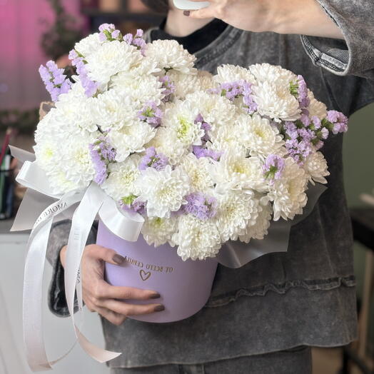 Нежная лавандовая коробочка 💜