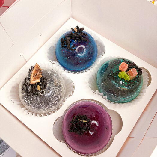 Подарочный набор из 4 чайных бомбочек (на чайник), 23 февраля