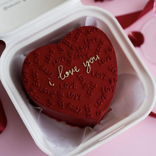 Бенто М сердце I love you