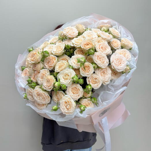 Моно из 9 кустовых роз Софи