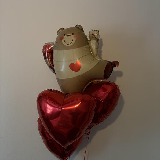 Шар Мишка валентинка