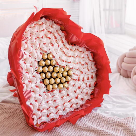 Шикарный букет «Моей любимой», красный