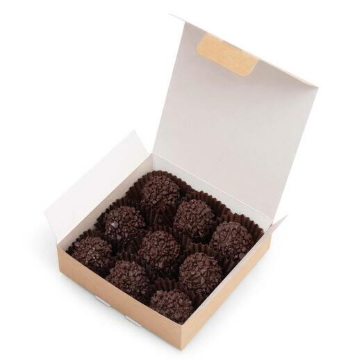 Коробка с трюфелями «Мангустин» 9шт, Кантата