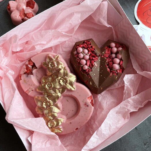 Маленький шоколадный набор на 8 марта 🎀