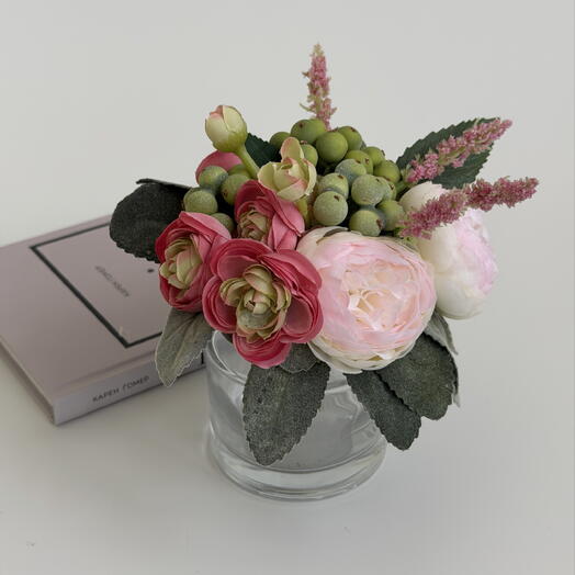 Цветочная композиция «Пудровое утро» от Flora Decora