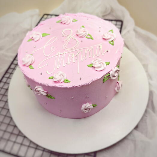 Торт на 8 марта